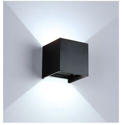 Wandlampe Cube Würfel LED Wand Leuchte Lampe Up Down für außen/innen wasserdicht
