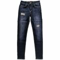 SAM Damen Skinny Jeanshose Dark Blue 5-Pocket Jeans