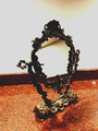 Vintage Schminkspiegel Kosmetikspiegel Spiegel Bronze Messing Barock antik alt