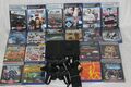 Playstation 2-Sony Ps2 Slim + 2x Controller + Alle Kabel + 10 Spiele