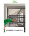 Fliegengitter Insektenschutz Fenster Klett zum Kleben max. 130 x 160 cm