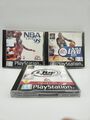 NBA Live 98 + NBA 99 + NBA 2000 PS1 Playstation 1 mit Anleitung - getestet