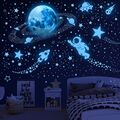 531 Stück Leuchtsterne Kinderzimmer Sterne leuchtend Selbstklebend Wandsticker 