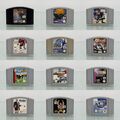 12 Nintendo 64 N64 Spiele Games Turok NHL Madden NBA F-1 War Edge Assault