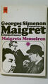 99119 Georges Simenon MAIGRETS MEMOIREN Roman