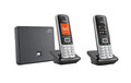Gigaset S850 A Go Duo DECT VoIP Phone Set mit Go Box Silber