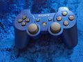 🍀 Original Sony Playstation 3 PS3 DualShock 3 Controller - metallic blau