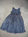 H & M Kleid Mädchen blau Gr 122
