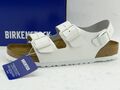 Birkenstock MILANO Sandalen Sandaletten Hausschuhe Weiß Normale Weite Leder  42