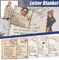 Briefe an meine Tochter Liebesdecke Heimdecke Druckdecke auf dem Bettgeschenk DK