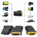 Dvi-D-Stecker 24+1 Pin Auf Hdmi-Buchse 19 Pin Hd Hdtv-Display-Adapter Für Pc- }