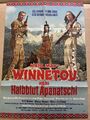 Filmplakat " Winnetou und das Halbblut Apanatschi "  gut erhalten sehr selten