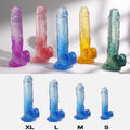 Dildo Penis G Spot Saugnapf Stimulation Weiches Silikon Sexspielzeug Wasserdicht