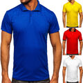 Poloshirt T-Shirt Kurzarm Polo Hemd Tee Basic Casual Men Herren Mix BOLF Classic