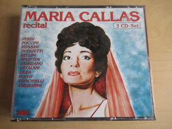 Maria Callas-Recital-Catalani, Spontini, Cherubini, Ponchielli, Cilea u.a.3er CD