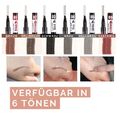 LULAA® - Augenbrauen Stift 3D Microblading Tattoo 6 Farben Wasserfest 24h Halt