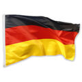 Deutschland Fahne ca. 90x150 cm mit Ösen 150x90 deutsche Hiss Flagge Deko WM EM