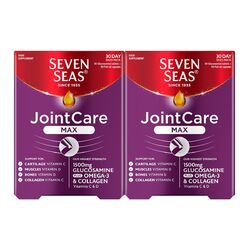 Seven Seas Joint Care Max | Omega3 Glucosamin Kollagen Vitamin Tabletten/Kapseln