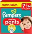 Pampers Windeln Baby-Dry Pants Größe 7 17+ kg 126 Windeln