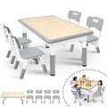 Kindersitzgruppe Kinderstuhl und Tisch-Set Höhenverstellbare für Spiel und Spaß
