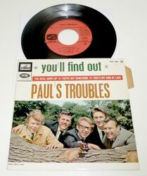 PAUL'S TROUBLES "You'll Find Out" France NM (M-/M-) 1966 HMV 7" 4-track EP MOD