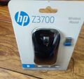 HP Z3700 schwarz 2,4 GHz USB schmale kabellose Maus 1200 DPI optisch NEU