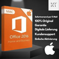 Microsoft Office 2016 Home and Business für Mac - 24/7-Sofort E-Mail Versand