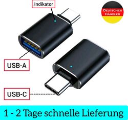 USB C auf USB A Adapter 3.0 OTG USB-Stick Samsung Xiaomi MacBook Buchse✅ Versand 1-2 Tage ✅ NEU ✅ Deutscher-Händler ✅ Qualität