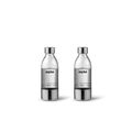 AARKE 2x kleine PET Flasche für Wassersprudler Carbonator 3 BPA-frei je 450 ml