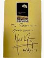 Handsigniert & beschriftet NEIL ARMSTRONG - APOLLO XI Moonwalker - MOON 1969 + COA