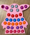 Pink & Rainbow Yoda Push it Bubble Pop Handschmeichler sensorisches Spielzeug Autismus ADHS Stress