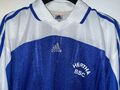 adidas Hertha Blau BSC Berlin Vintage Trikot  Football Shirt Restposten 90er XL
