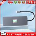 7/11/12 In 1 USB C Hub 3.5mm AUX USB 3.2/3.0/2.0 Ports Type-C Dock for Laptop PC