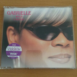 When A Woman, Gabrielle, Single Audio CD