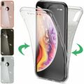 NALIA 360 Grad Hülle für iPhone XR, Handyhülle Full Cover vorne & hinten Schutz