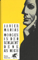 Morgen in der Schlacht denk an mich von Javier Marias (1998, Gebundenes Buch)