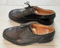 Herrenschuhe Oxford Style classic weit Leder black Gr. 9 1/2