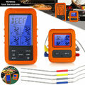 BBQ Digital Wireless LCD Thermometer Fleischgrill Kochen Lebensmittel Sonde TS-TP40