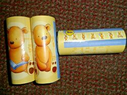Neu 3 Rollen selbstklebender Rand - Bären - Deko Spaß Kind Schlafzimmer / Kinderzimmer