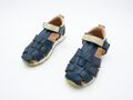 bisgaard Kinder Sandale Halbschuh Sommerschuh Leder blau Gr 26 EU Art 16854-30