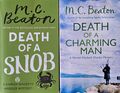 M C Beaton - Death of a Charming Man - Death of a Snob - Paperbacks