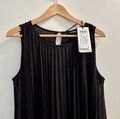 Kleid Taifun Gerry Weber Plissee in schwarz - Gr 38-40 - NP € 130.- - NEU