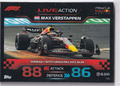 Topps F1 Turbo Attax 2023 Formel 1 Karte Nr. 134 Live Action Max Verstappen