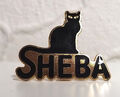 SHEBA Pin/Brosche schwarze Katze toller Zustand...selten gold und schwarz