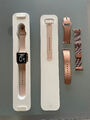 Apple Watch Series 3 38mm roségold, div. Armbänder, GPS, guter Zustand, OVP