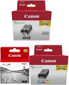 6 Canon Druckerpatronen Tinte 2x PGI-520 BK CLI-521 BK/C/M/Y Multipack