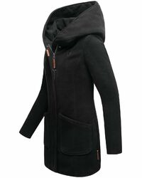 Marikoo Damen Mantel Herbst Winter Jacke Übergangsjacke Business Trenchcoat