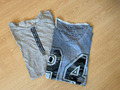 2 T-shirts in " used-Optik, Gr. xL