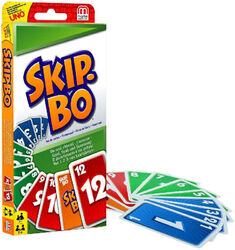 Mattel Games 52370 - Skip-Bo Kartenspiel und Familienspiel geeignet für 2-6 LOVE