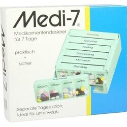 MEDI 7 Medikamentendos.f.7 Tage türkis, 1 St PZN 06055404